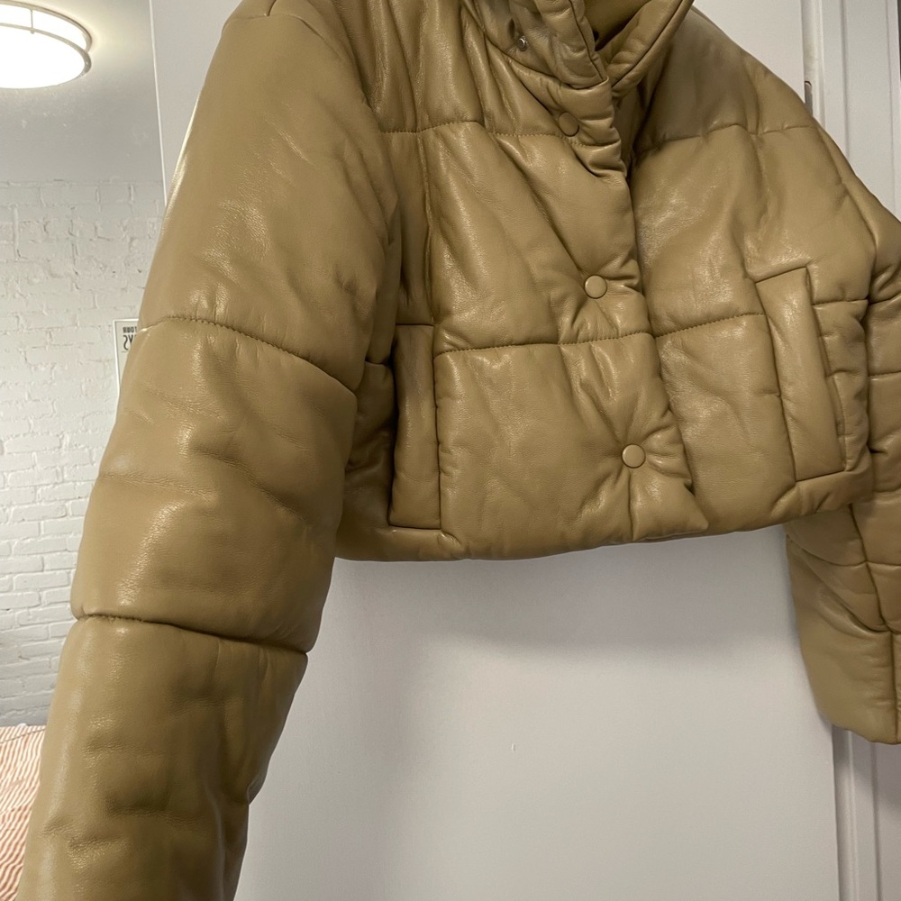 Nanushka Cropped Puffer Jacket